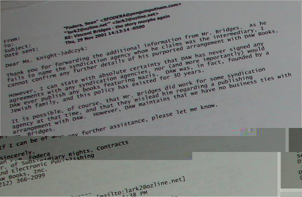 E-mail from DAW Publishers