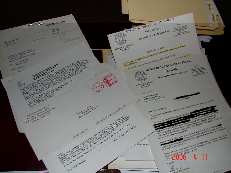Legal Documents from FL Atty General